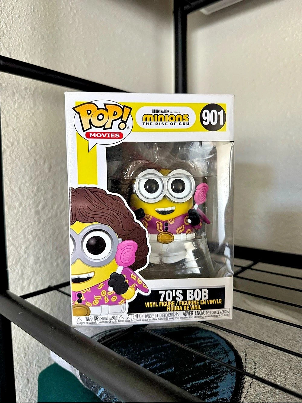 Funko Pop! Movies Minions 70's Bob #901 Vinyl Figure